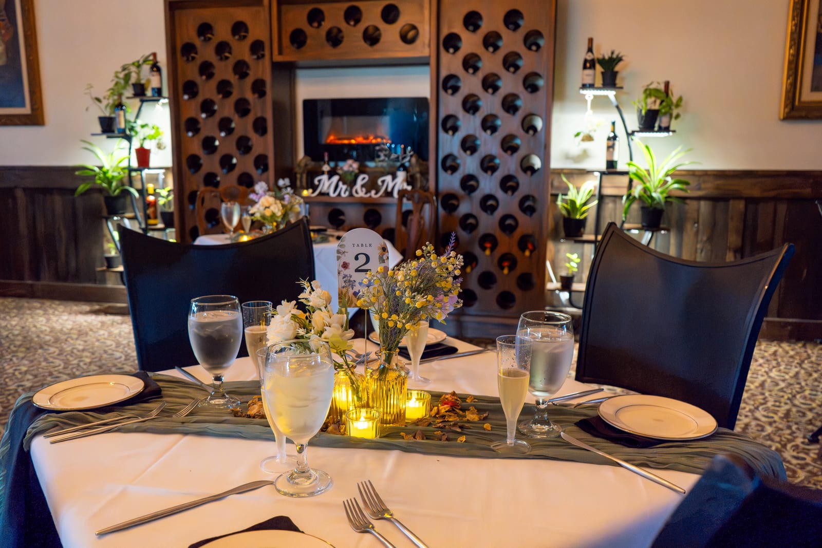 The dining room at La Cocina at The Cellar Upstairs